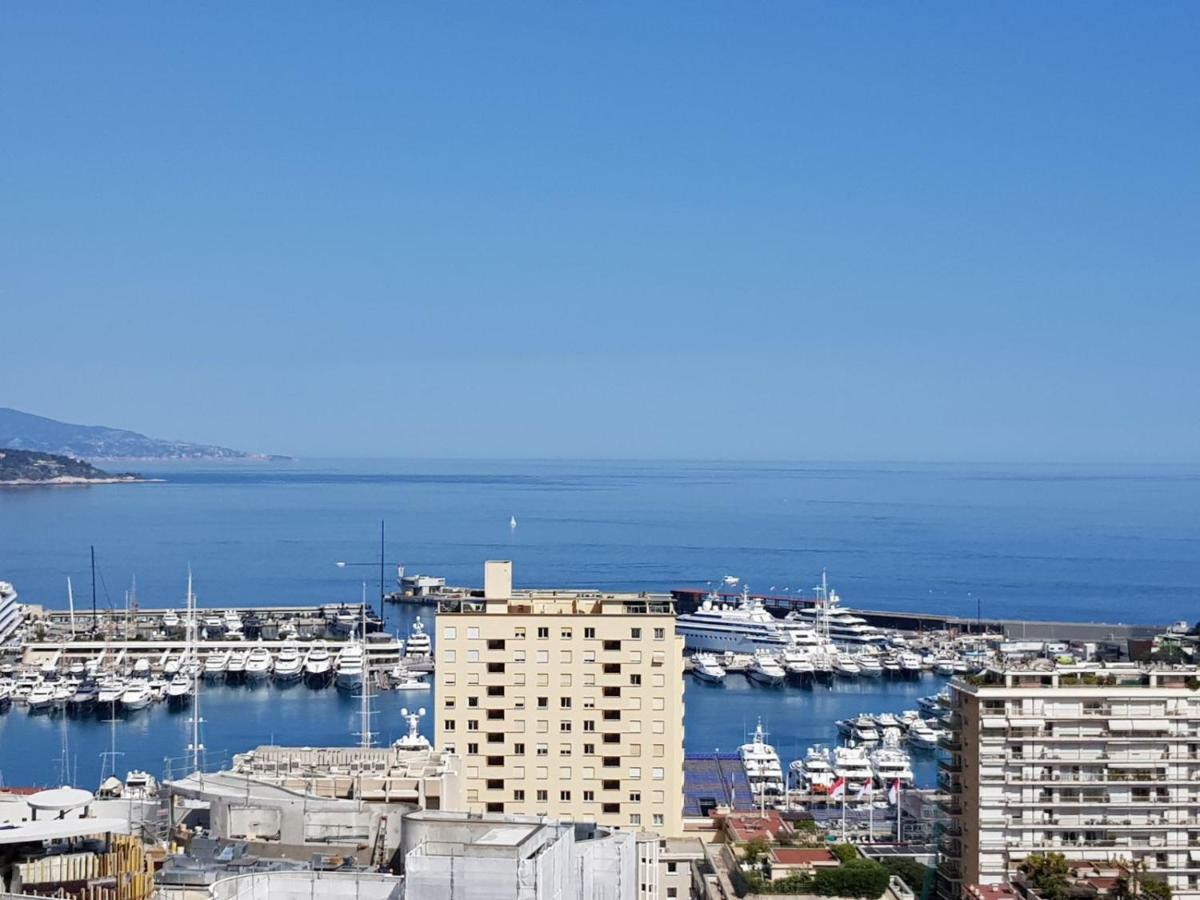 Plein Coeur De Monaco, A 300 Metres A Pied Du Port De Monaco, 4 Pieces Dans Des Escaliers Vue Mer Exceptionnelle Eksteriør billede